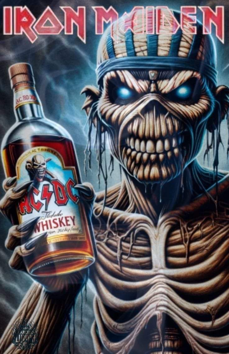 #ironmaiden #acdc #metalhead, bon week-end 🤟🔥🥃🥃🥃