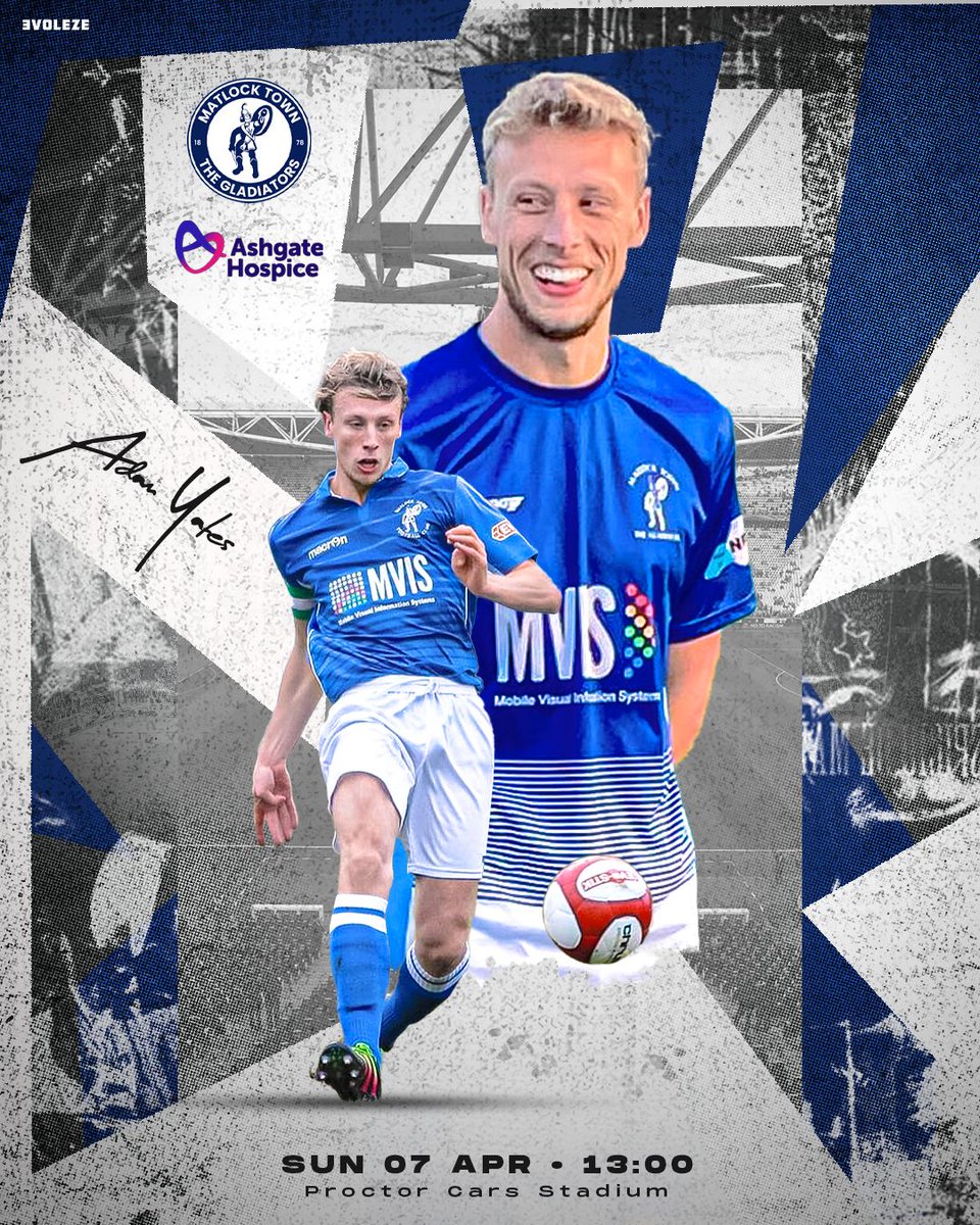 On Sunday, we celebrate the career of Adam Yates as Gladiators Legends take on MTFC All Stars as many favourite faces from the past return. It promises to be a fantastic day for all the family. matlocktownfc.ktckts.com/event/testimon… 📸 @evoleze #GladsAllOver