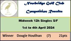 Newbridge Golf Club (@NewbridgeGC) on Twitter photo 2024-04-05 10:48:49