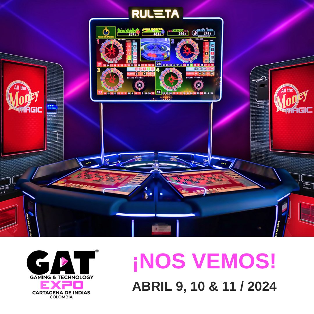 SMI2000sl's tweet photo. El próximo Martes 9, estaremos de visita en @gat_expo en la ciudad de Cartagena, Colombia. ¡Nos vemos!
-
Next Tuesday 9th, we will be visiting @gat_expo in the city of Cartagena, Colombia. See you!
#roulette #CasinoGaming #maquinasdecambio #salasdejuegos #smi2000 https://t.co/vn2HmHOWx3