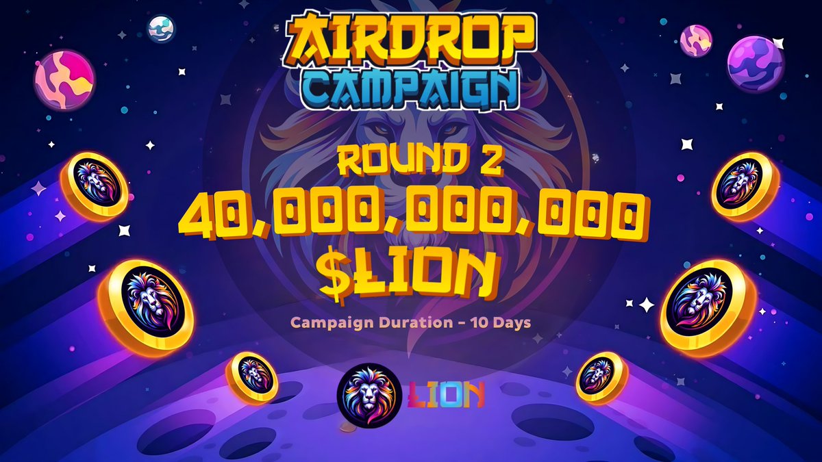 🔥 New airdrop: Lion Network (2nd) 🎁  Total Reward: $500 + 40B Lion 🏆 Joined Reward: 30,000,000 Lion 🧑‍🤝‍🧑  Refer Reward: 20,000,000 Lion 🔝 Top 10 Refers: $50 USDT (Each) ⏳ Lion Token Distribution: Instant 🔗 Airdrop Link: t.me/LionNetwork2nd… 👀 How to join? - Start…