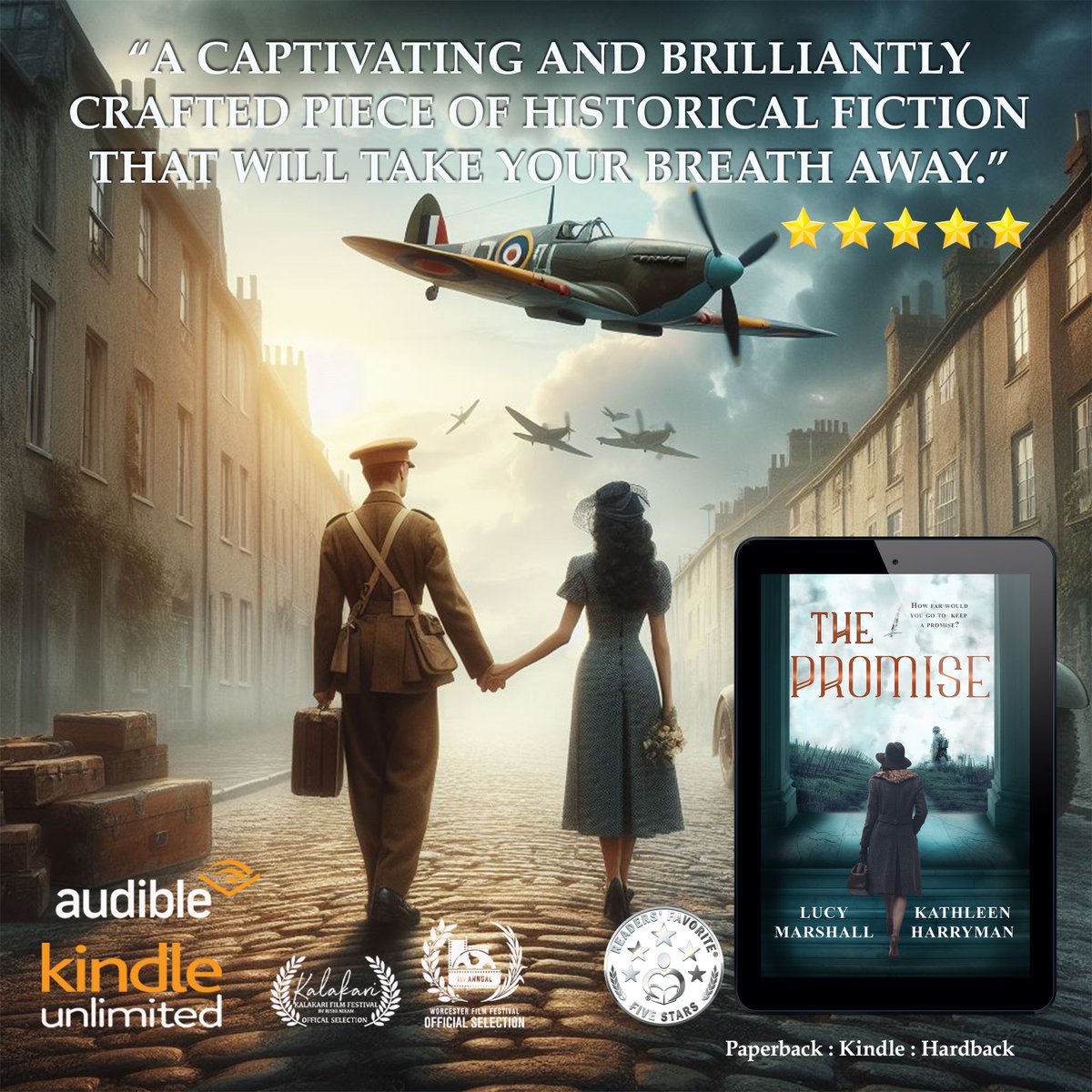 'A captivating and brilliantly crafted piece of historical fiction that will take your breath away! Absolutely recommend this well-developed and pull-at-your-heartstrings read.' #KU #kindle #audible #paperback getbook.at/thepromise #Romance #HistoricalFiction #IARTG #Histfic