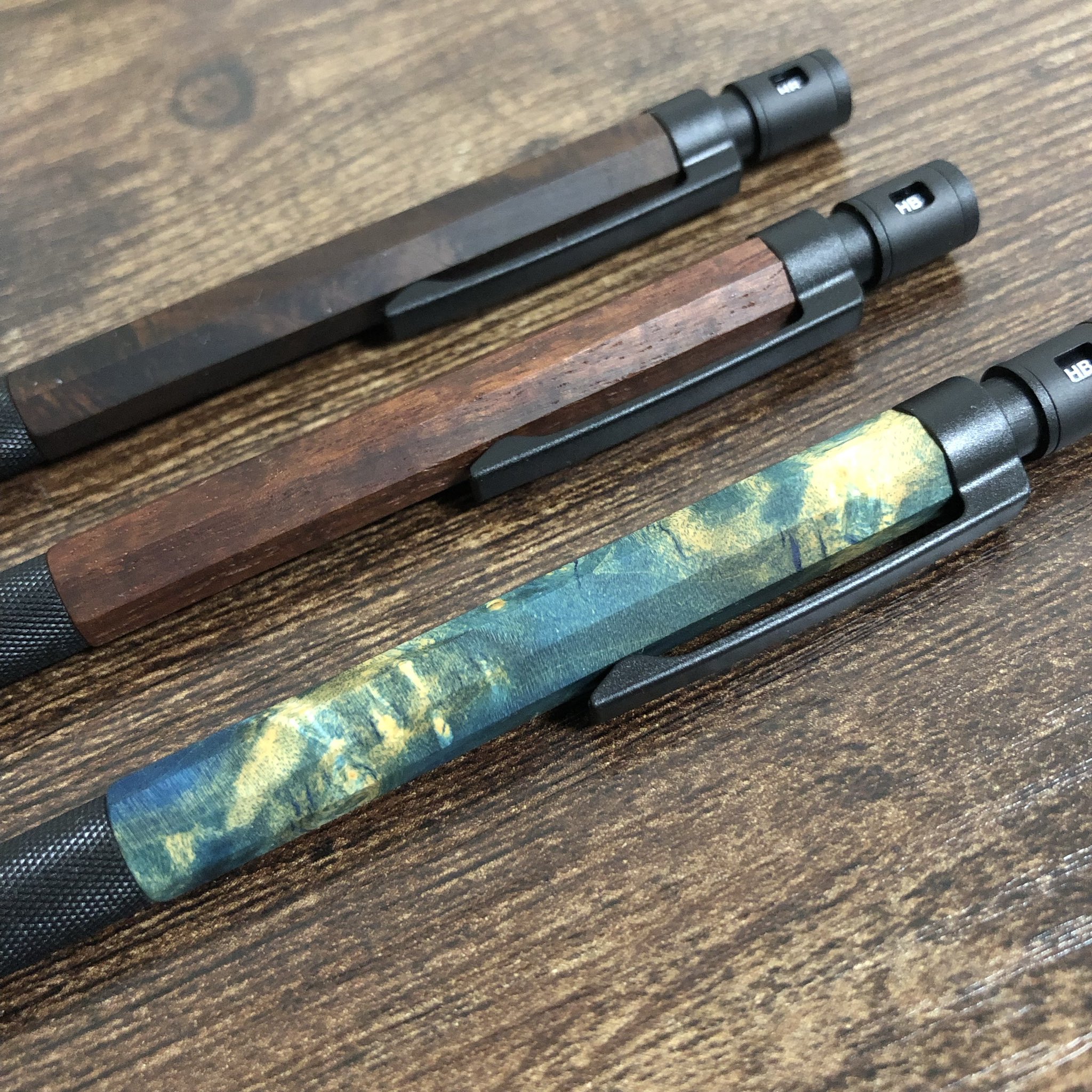 ラダイト テックドロー 2 木軸 サイアミー ズローズウッドカーリー