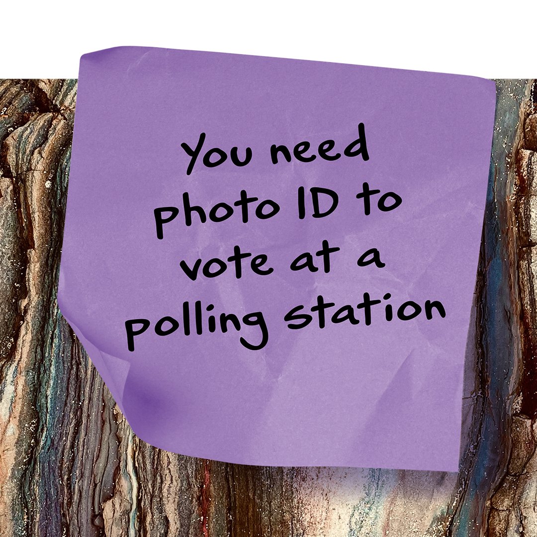 Voting at a polling station on Thursday 2 May? Don’t forget to bring photo ID. Don’t have photo ID? Apply for free voter ID ⇢ electoralcommission.org.uk/VoterID