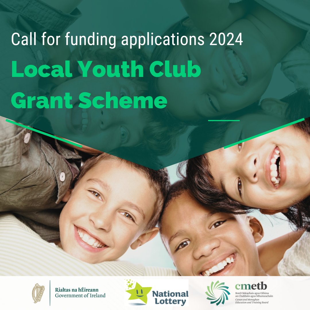 CMETB Youth Services are delighted to announce that the Local Youth Club Grant Scheme is now open and local volunteer led youth groups are invited to apply online for funding via cmetb.submit.com/show/10