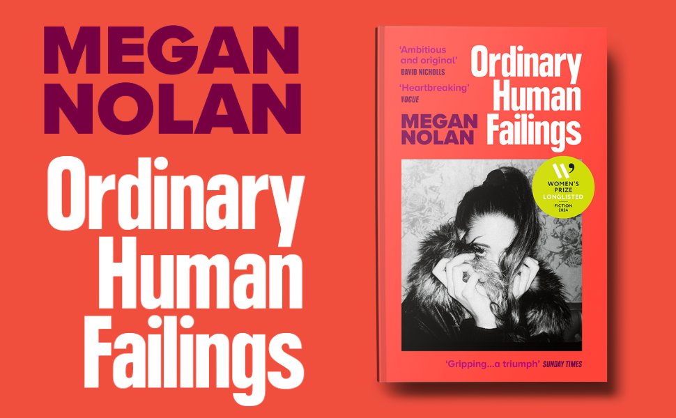 After the death of a young girl, the finger of suspicion is pointing at one reclusive family… ORDINARY HUMAN FAILINGS by Megan Nolan is now available to buy in paperback from all good bookshops.