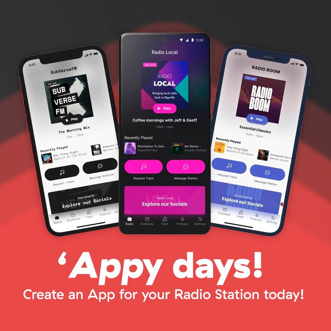 You can create the app of your dreams with Radio.co! 📱 ✨