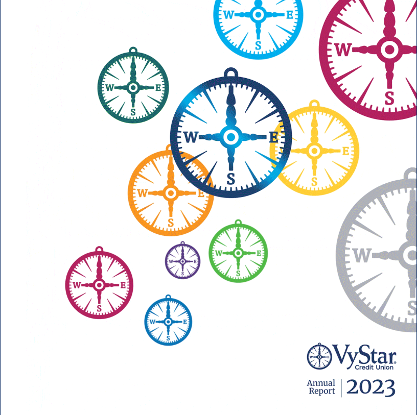 Our 2023 Annual report showcases the ways we continue to demonstrate our commitment to our communities. It’s with great pride we measure the impact of our giving in more than just dollars & cents. We appreciate our employees and community partners. flipsnack.com/vystar/vystar-…