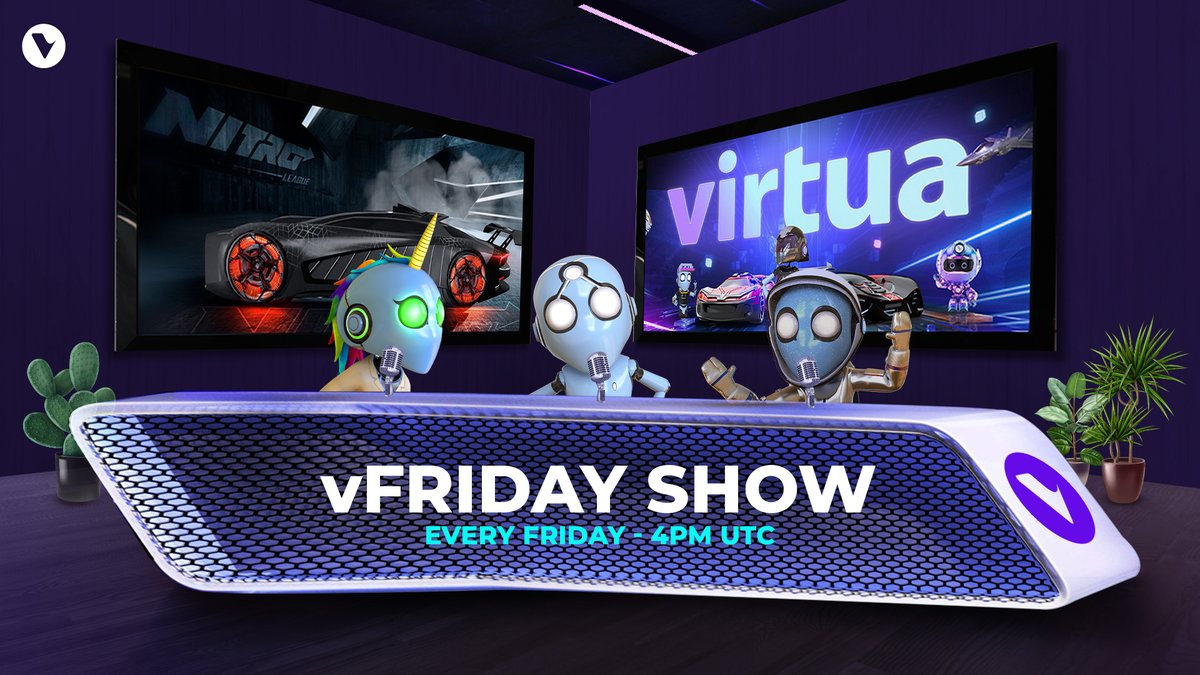 Join us today for another episode of the vFriday show! 🌟 🕹 Game Theme: Test your knowledge and solve riddles based on iconic arcade games and legendary movies 🎮🎥 📅 Friday, 5th April ⏰ 4:00pm UTC 🌐 discord.gg/virtuaofficial Don't miss out on the fun and prizes! 🎉