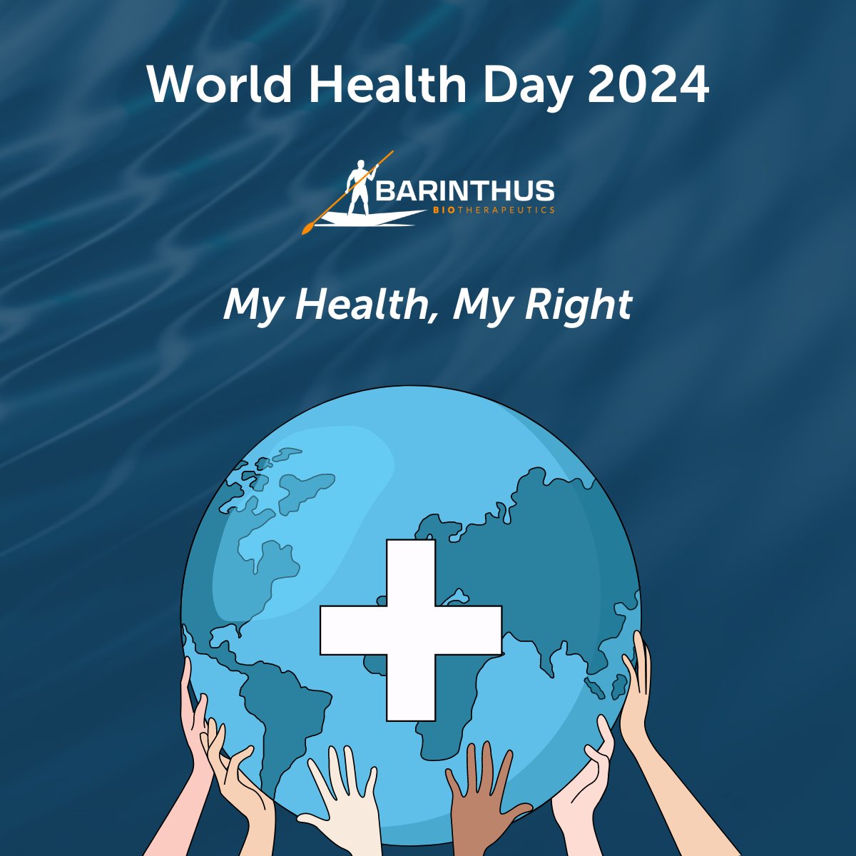 This weekend, we will observe #WorldHealthDay, recognized internationally on April 7th. The @WHO theme, “My Health, My Right,” aligns with our commitment to making a profound impact on patients’ lives. Read more about our mission: barinthusbio.com/about/ #innovation #WHD24