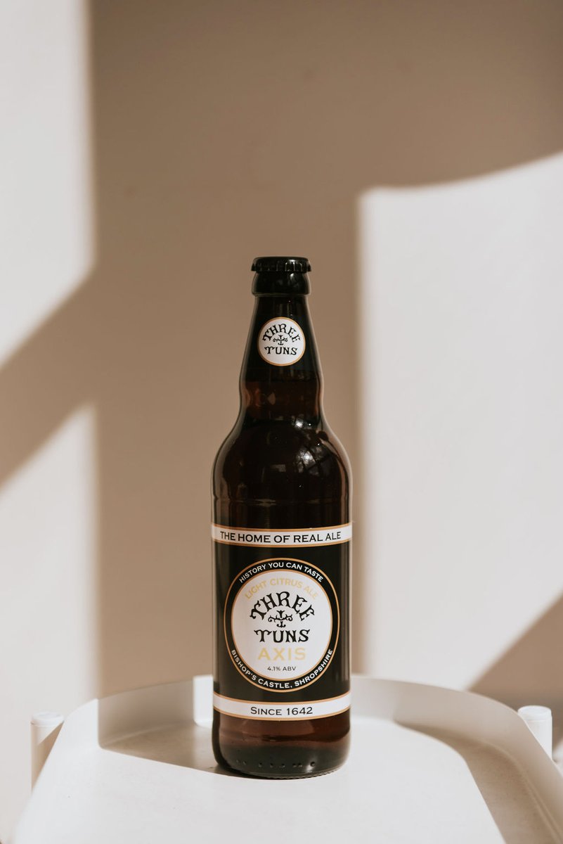 Lighter nights are finally here and there's been a lot of love for AXIS this week - after all, this is a beer made for spring 🍺 Buy a case - threetunsbrewery.co.uk/products/axis-…