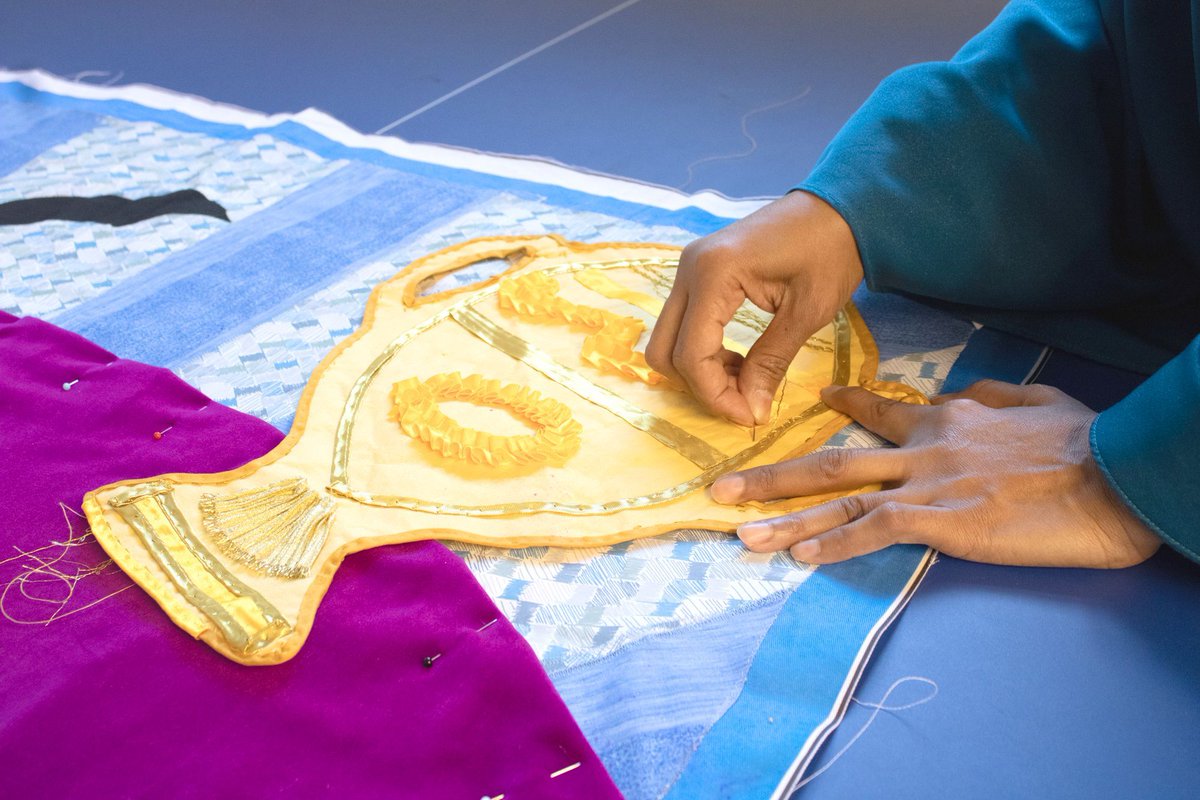 klsettlement's tweet image. The ESOL Sewing Class is a extracurricular activity part of the ESOL Programme. The participants have been working with tutor Kate Amis on a special project for Wimbledon Lawn Tennis Museum founded by the Wimbledon Foundation. Stay tuned!

#esollondon #sewinglondon #learningskill