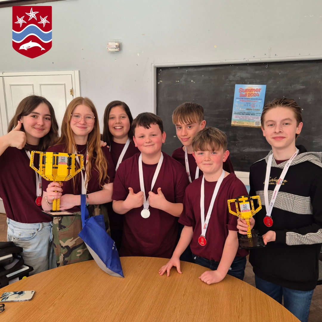 CHAMPIONS!!! Congratulations to Orla, Rosie, Zarina, Callum, Riley, Harry and Robi. Regional First Lego League champions. The judges were unanimous in their praise of the students teamwork, mutual support, problem solving and innovation. Go Doughnuts!!! #CFGS #Champions