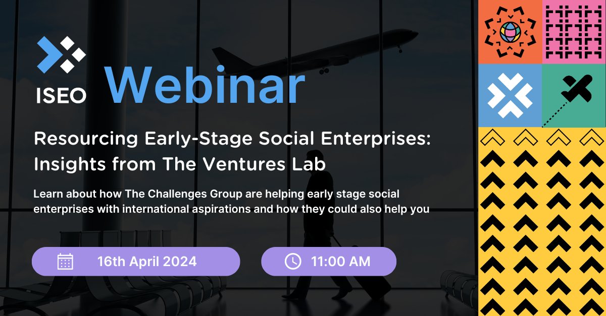 🚀 #SocialEntrepreneurs in Scotland! Join @ChallengesGroup and @iseo_scot's webinar on 16th April to learn how The Ventures Lab's 0% loans and support can help launch your purpose-led business. Register now! 🏴󠁧󠁢󠁳󠁣󠁴󠁿eventbrite.com/e/resourcing-e…