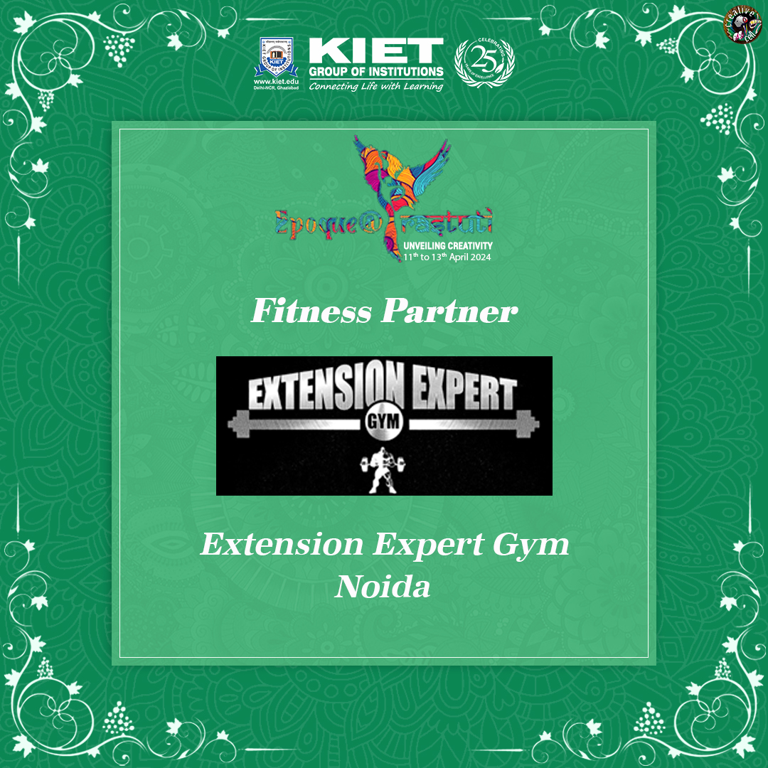 Kiet_edu's tweet photo. Introducing our 𝐅𝐢𝐭𝐧𝐞𝐬𝐬 𝐏𝐚𝐫𝐭𝐧𝐞𝐫𝐬 for 𝐄𝐏𝐎𝐐𝐔𝐄@𝐏𝐫𝐚𝐬𝐭𝐮𝐭𝐢 𝟐𝟒! 
We express our sincere gratitude to our #𝐅𝐢𝐭𝐧𝐞𝐬𝐬_𝐏𝐚𝐫𝐭𝐧𝐞𝐫𝐬!

#EpoqueAtPrastuti2024 #Sponsors #kiet_group_of_institutions #KIETGZB #DecathlonPlayIndirapuram #ExtensionExpert https://t.co/1w8ZMA2ZTv
