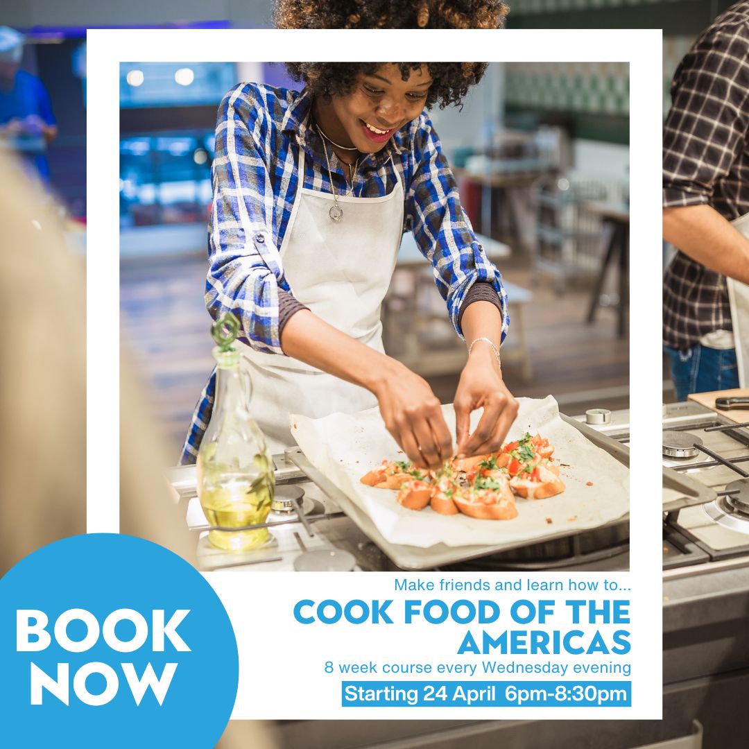 Cook up a feast of American classics on our popular 8 week Food of the Americas course. This course aims to introduce you to a range of dishes from both North and South America! Book your place to avoid missing out orlo.uk/M5iRx #MadeAtChiCollege