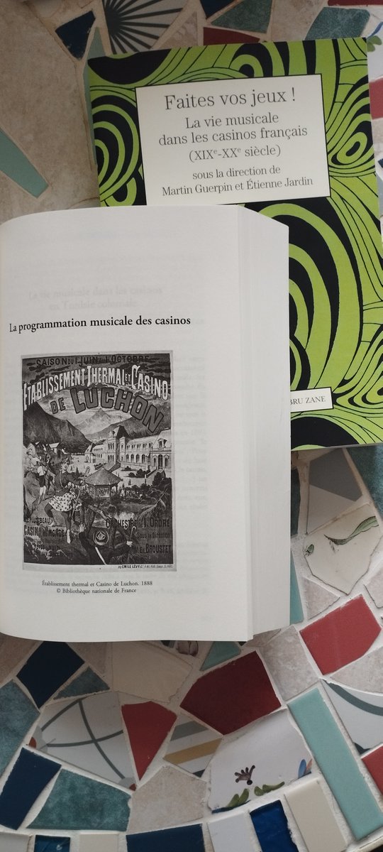 'Faites vos jeux! La vie musicale dans les casinos' est sorti, et disponible chez tous les bons libraires (y compris en ligne)! Un grand merci à @ActesSud , @BruZane et à Etienne Jardin!