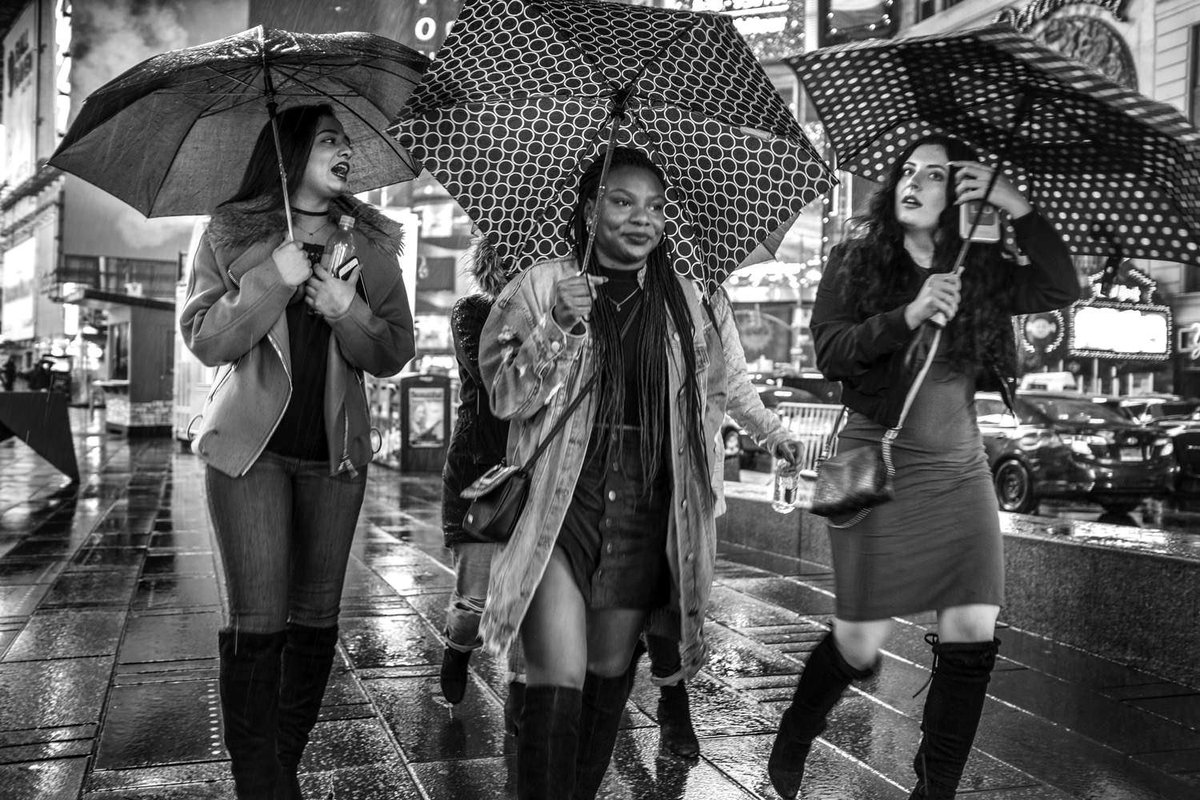Rain and Lightning
#FujiX100F
1/60th@ƒ2-ISO400

#rain #streetstyle #umbrellas #boots #candid #photojournalism #documentary #streetphotography #grain #darkroom #bnw #blackandwhite #Fujifilm #timessquare #manhattan #fujifilmacros #NewYorkStories #bobcooley #PeopleWatching