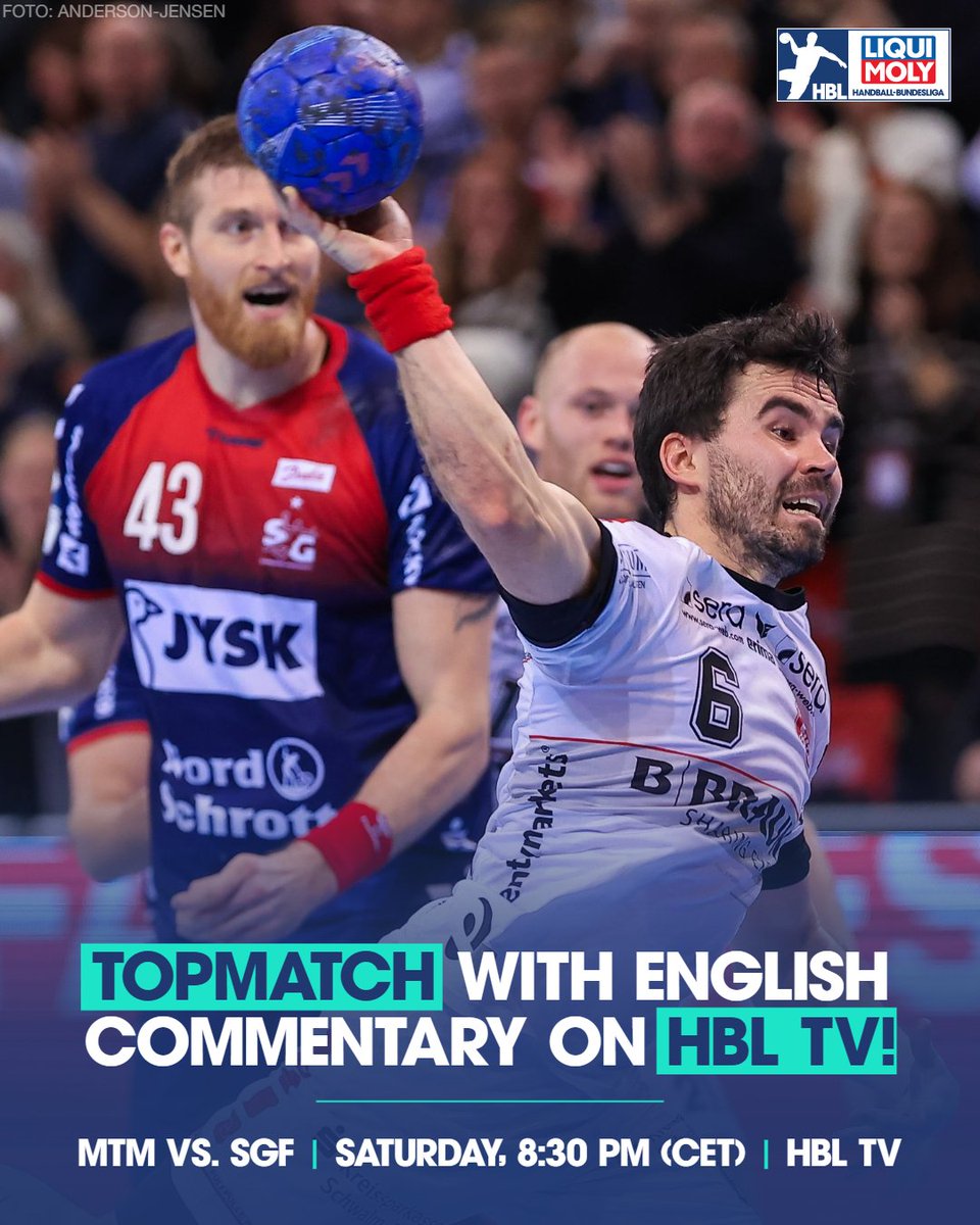 You want to get a taste of the REWE Final4❓ But there are no TV rights in your country 🤔❓You can watch all games live on HBL TV 😍📹 Semi-finalists <a href="/mthandball/">MT Melsungen</a> and <a href="/SGFleHa/">SG Flensburg-Handewitt</a> will meet on saturday in the league.🤾‍♂️💪hbl-tv.com/de for english commentary by <a href="/PaulBray9/">Paul Bray</a> 🎤