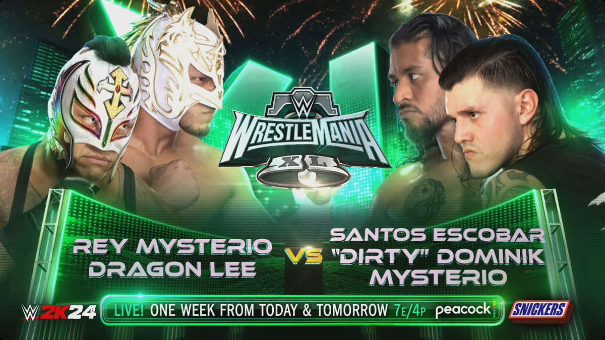 RestHoldPod's tweet photo. Rey Mysterio &amp; Dragon Lee Vs “Dirty” Dominic Mysterio &amp; Santos Escobar

There was no mistake with the way Carlito was captured during the segment last week. Carlito to cost Rey &amp; Dragon Lee.

Winner: “Dirty” Dominic Mysterio &amp; Santos Escobar https://t.co/uidfdUGKYw