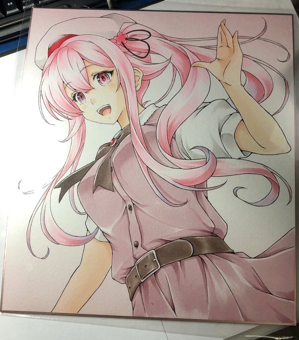 「ribbon shikishi」 illustration images(Latest)