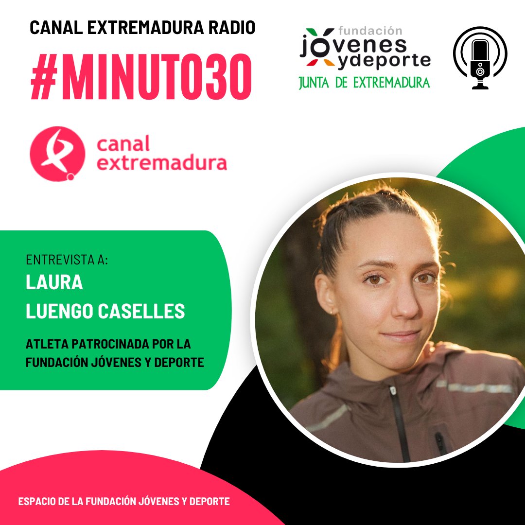 El programa #Minuto30 de @cextremadura, entrevista a la atleta extremeña, @LauraLuengo, que este año está patrocinada por la @FJyD de @cultura_EXT . fb.watch/rfB2kyzGSK/