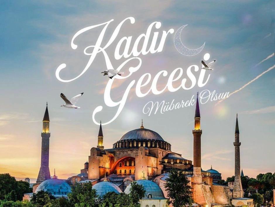 Bin aydan daha hayirli olan Kadir Gecesi'nin islam
Âlemi ve tüm insanlik için hayirlara vesile olmasini Allah
Teala'dan niyaz ediyorum.