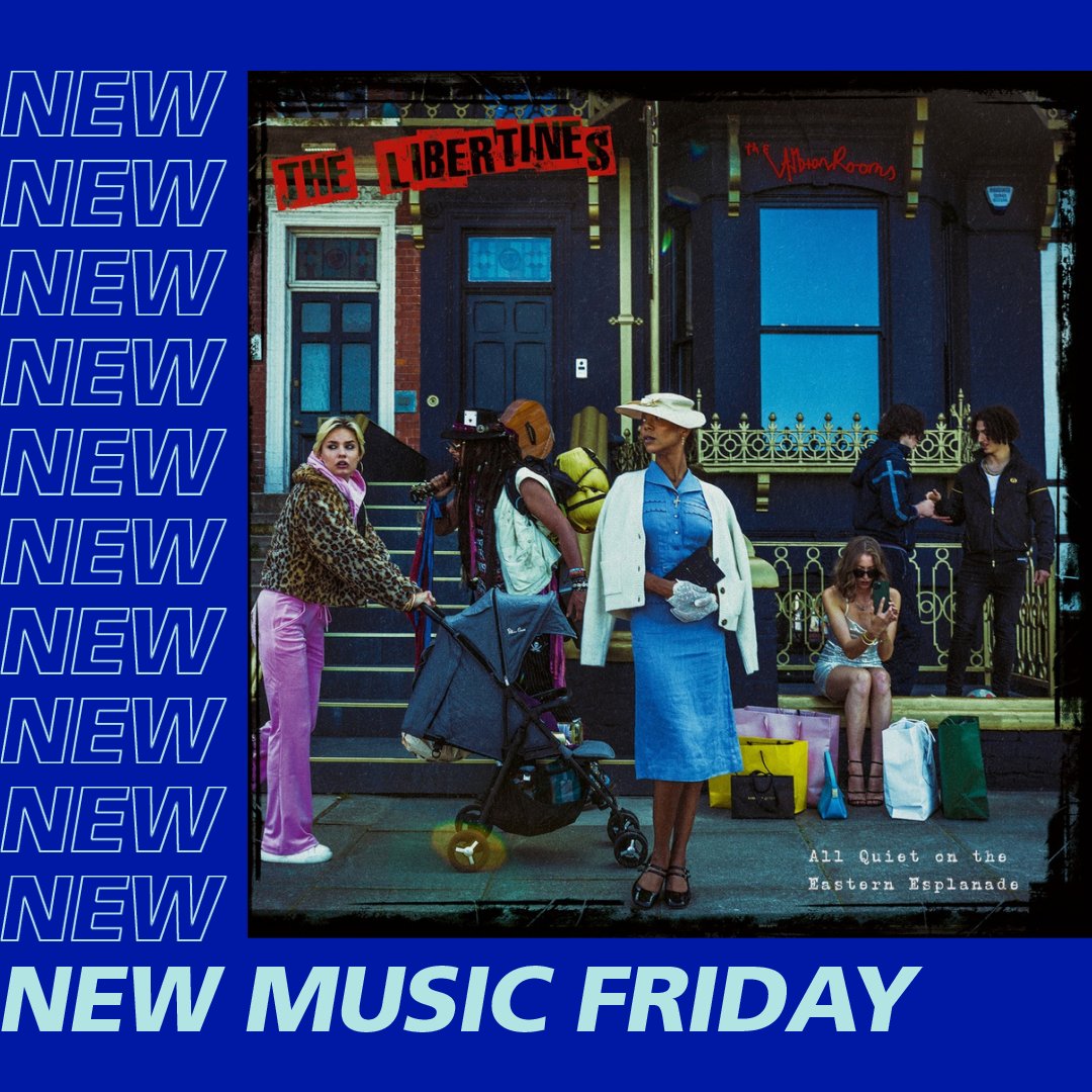 ⭐ NEW MUSIC FRIDAY ⭐ @libertines have released 'All Quiet On The Eastern Esplanade' today 😲🙌 What's your favourite track on the album? We're very excited to have them here on Tue 22 Oct. Stream now 🙌 #TheLibertines #NewMusicFriday