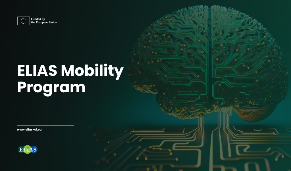 🌍Ready to advance your scientific career in #Europe? Apply now for the ELIAS Mobility Program! Travel within the @ELLISforEurope and #ELIAS network, collaborate with leading institutions, and receive financial support. Terms apply. Learn more: elias-ai.eu/mobility-progr…