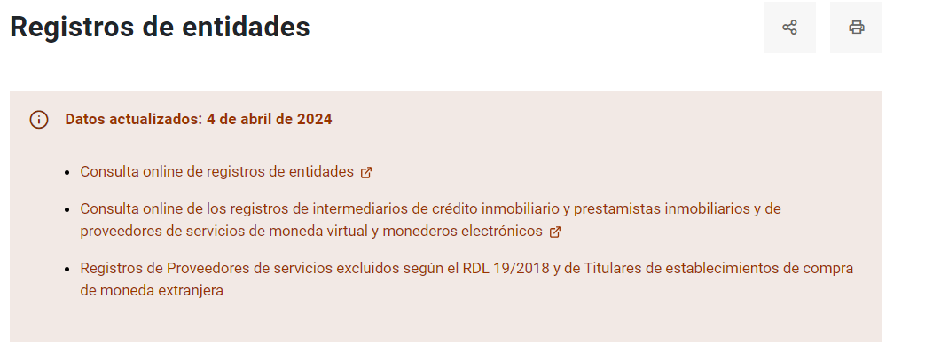 Inversor00's tweet photo. Aquellos q tengan #criptomendas y quieran conocer q entidades pasan datos a #hacienda, pueden consultarlo en la página web del #BDE
Hay entidades q se han dado de baja, pero eso no es sinónimo de q no hayan informado
Enlace en le twis de abajo
#bitcoin https://t.co/zSd9qv4E4i