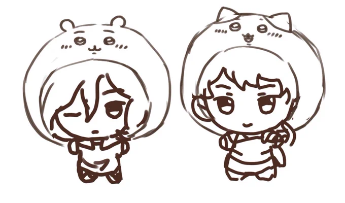 if I had them I would give them chiikawa and hachiware hats 