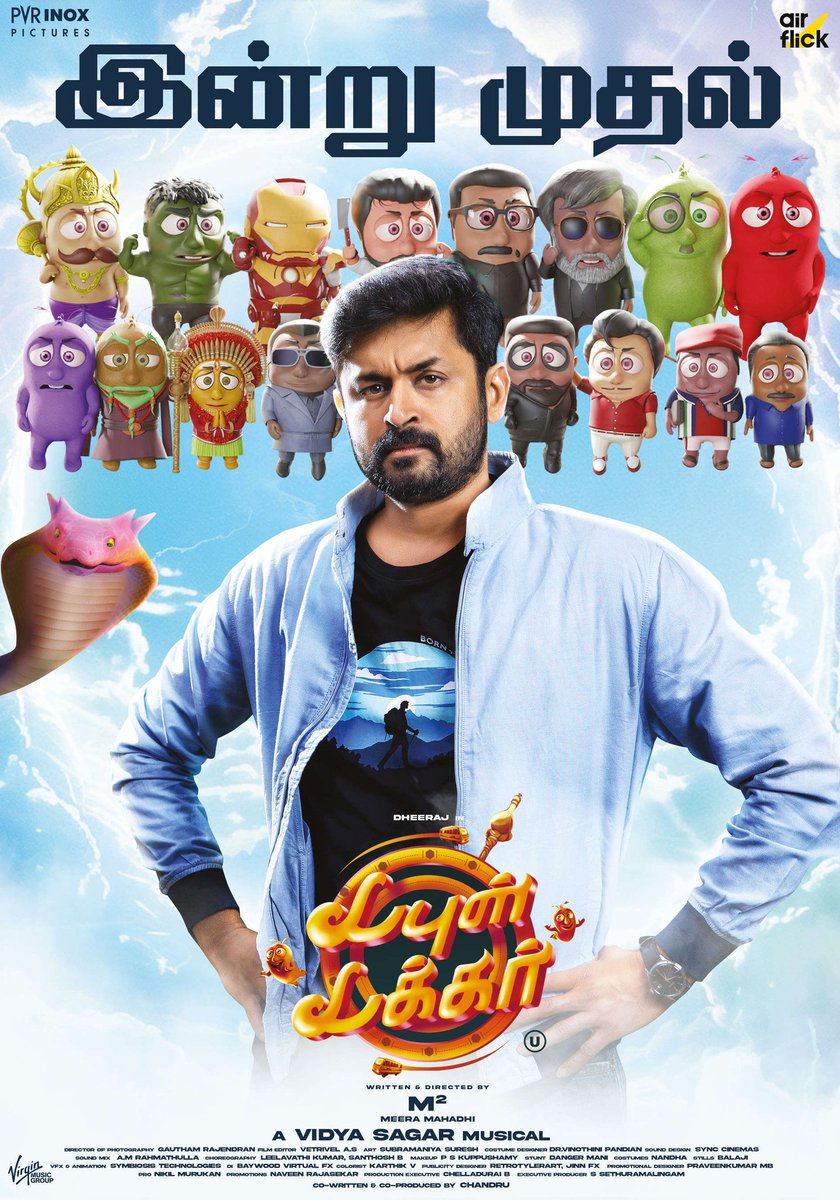 #DoubleTuckerr - Decent Fantasy Entertainment. @Dheeraj747 Shines.@smruthi_venkat Impressive.Angles Char Right,Left Scores.Big Casting.Music Backbone.Grand Making and Visuals.Comedies are Good.Different Attempt.Entertaining.Kids Friendly Flick. Rating : 2.8/5.