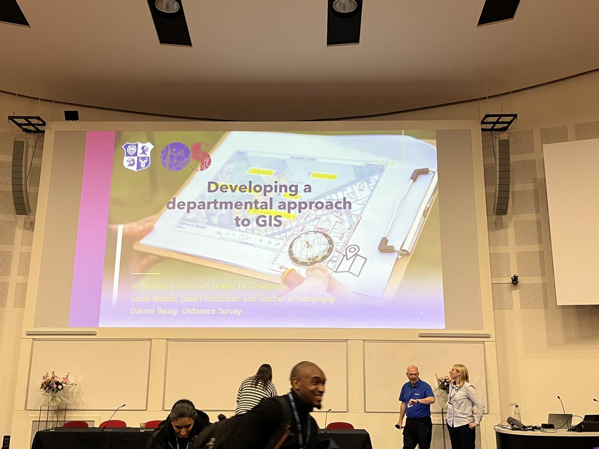 Now time for more #GIS with <a href="/OrdnanceSurvey/">Ordnance Survey</a> 
#GAConf24