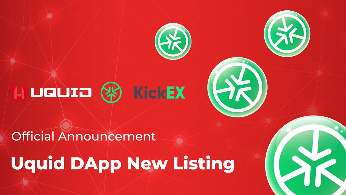 🚀More Good News for UQUID Shoppers! 🚀

We're thrilled to announce the listing of <a href="/kickexcom/">KickEX</a> on UQUID's Dapp Center - a blend of the lowest trading fees and seamless crypto exchange, meeting the leading web 3.0 shopping infrastructure with over 160M products.

Why KickEX?
👛
