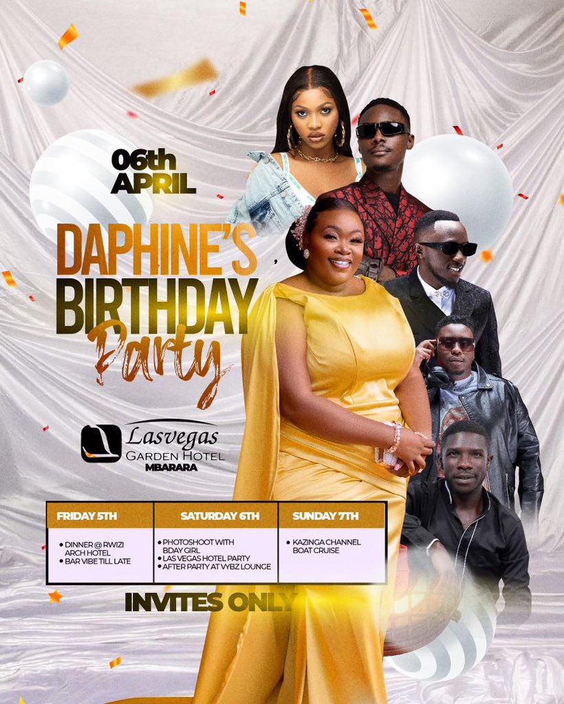 Dr Daphine’s birthday party tomorrow 🥰🔥 The most expensive birthday party I have her seen..