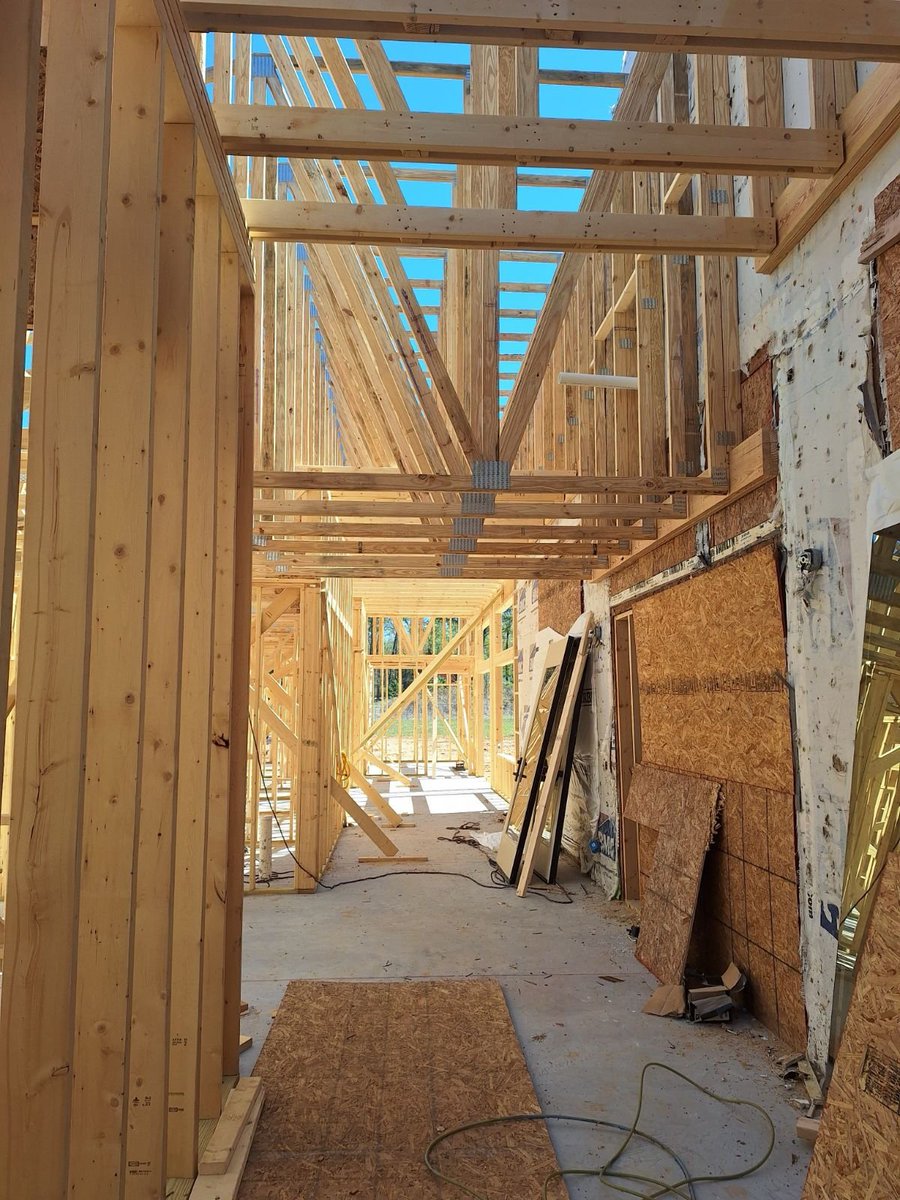 Milestone accomplishment for one of our projects - The #Timberley, a premier senior living facility in Acworth, GA. North addition trusses are complete! Stay tuned for more progress towards a brighter future for future Timberley residents.