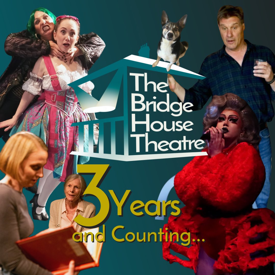 Three Years And Counting... It has been 3 years since Artistic Directors Luke Adamson and Joseph Lindoe took over the running of The Bridge House Theatre, and we are delighted to invite you to a 3-Year Anniversary Celebration this April. See you there! thebridgehousetheatre.co.uk/shows/three-ye…