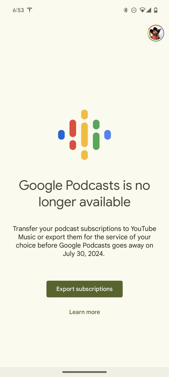 RIP Google Podcasts 😢