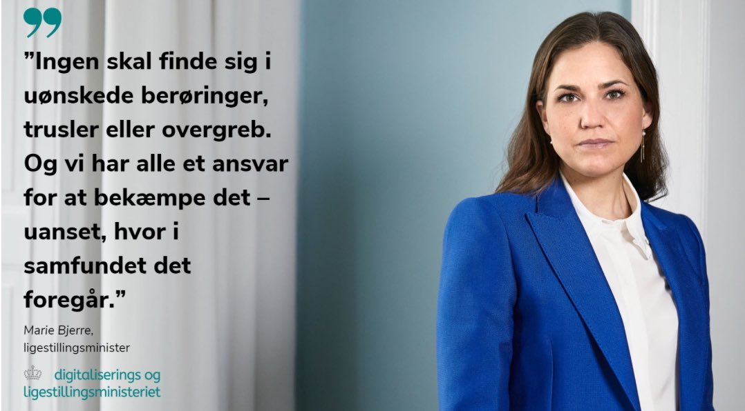 Ny undersøgelse: Over halvdelen af 16-17-årige kvinder har været udsat for uønskede befamlinger, trusler, seksuel afpresning eller seksuelle overgreb. 

Læs mere her: digmin.dk/ligestilling/n…

#dkpol