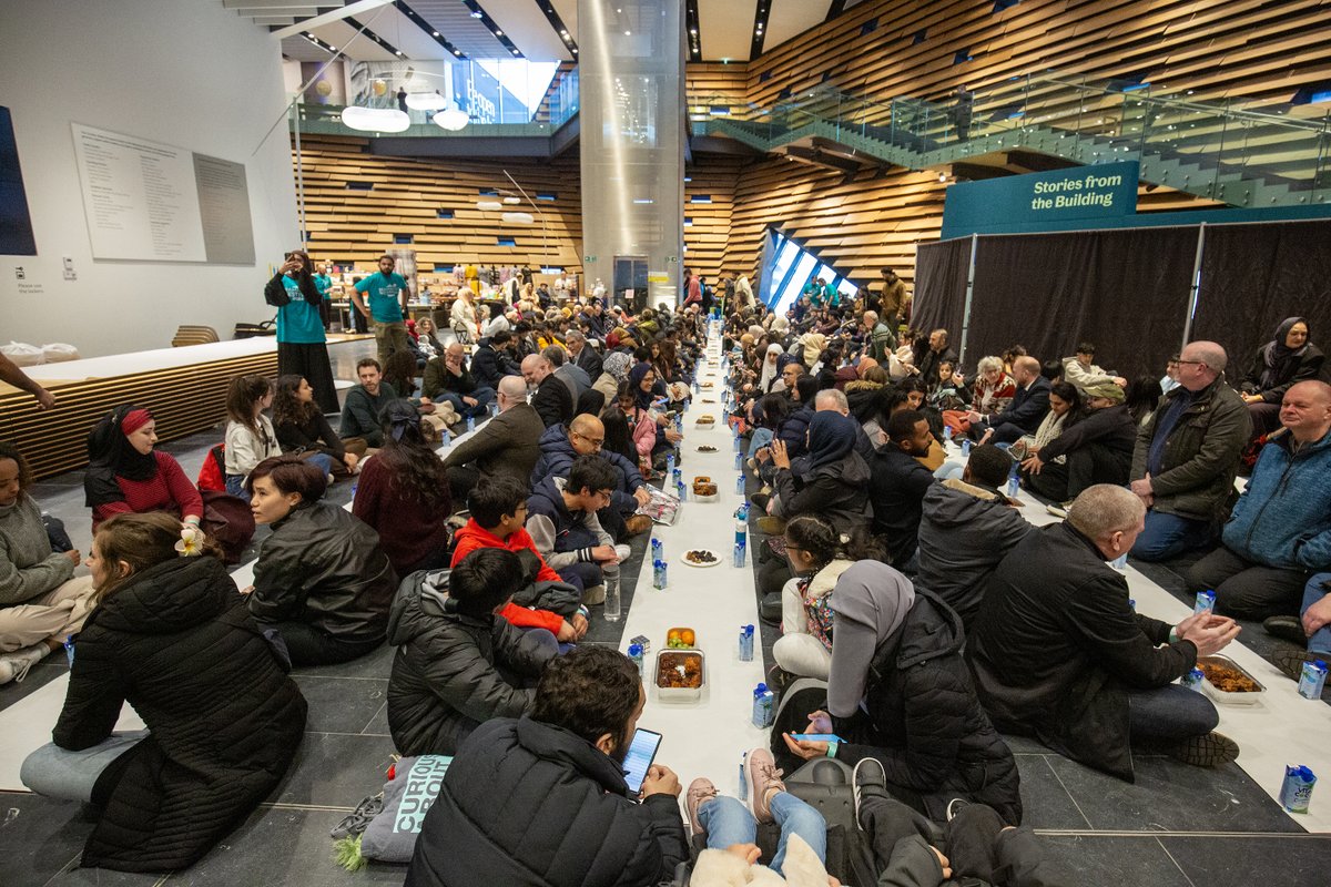 Last night we welcomed over 350 people to the museum, hosting Scotland's first #OpenIftar! ✨ Open Iftar, organised by @RamadanTent as part of Ramadan Festival 2024, brings communities together and spreads the spirit of Ramadan. A huge thank you to everyone who came along ☺️