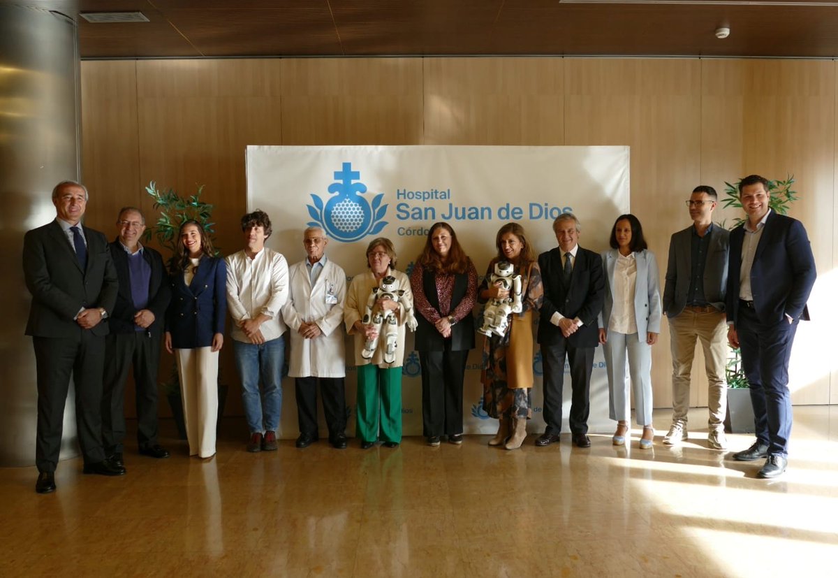 Nuestro Hospital ha acogido la presentación de los  Proyectos de Innovación Digital aplicados a la #AtenciónTemprana que <a href="/OHSanJuandeDios/">San Juan de Dios España</a> está implementando en sus centros de atención infantil temprana de Andalucía,gracias a la subvención de los fondos europeos #NextGeneration ⬇️