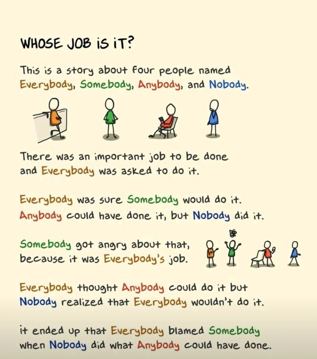 One of the hardest things to imprint on people is this.