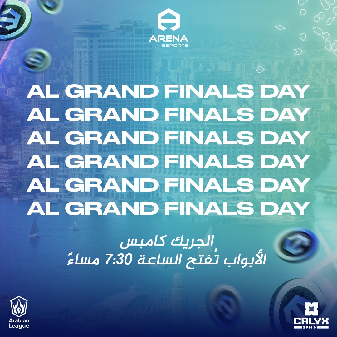lolesports_ar's tweet photo. وصلنا ليوم النهائي و لو أنت في القاهرة مينفعش تفوت الحدث 🏆

لا زال بإمكانك الحضور لمشاهدة المباراة في الحرم اليوناني 🇪🇬

إحجز تذكرتك مجاناً من خلال موقع  @ArenaEsportsAE

https://t.co/hQBlUUQfJq

#ArenaEsports #StepIntoTheArena 
#ArabianLeagueLoL https://t.co/4jAYijeTPs