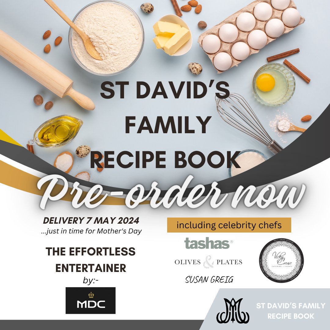 Pre-order your copy of the #StDavidsMaristInanda Family Recipe Book ASAP! Click here: forms.gle/kjvx28r6q91DcY…
