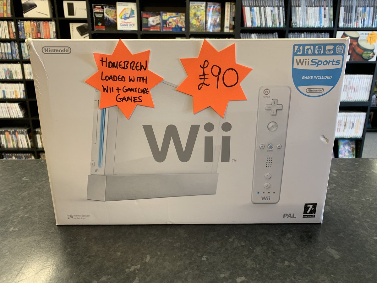 NEW IN Nintendo Wii but this has Homebrew added via SD card and Lots of Wii & Gamecube games loaded on via USB Drive £90 #retroshop #retrogaming #retrogamingcommunity #xbox #playstation #sega #nintendo #atari #retrotoys #toys #leighonsea #southend #rayleigh #benfleet #essex