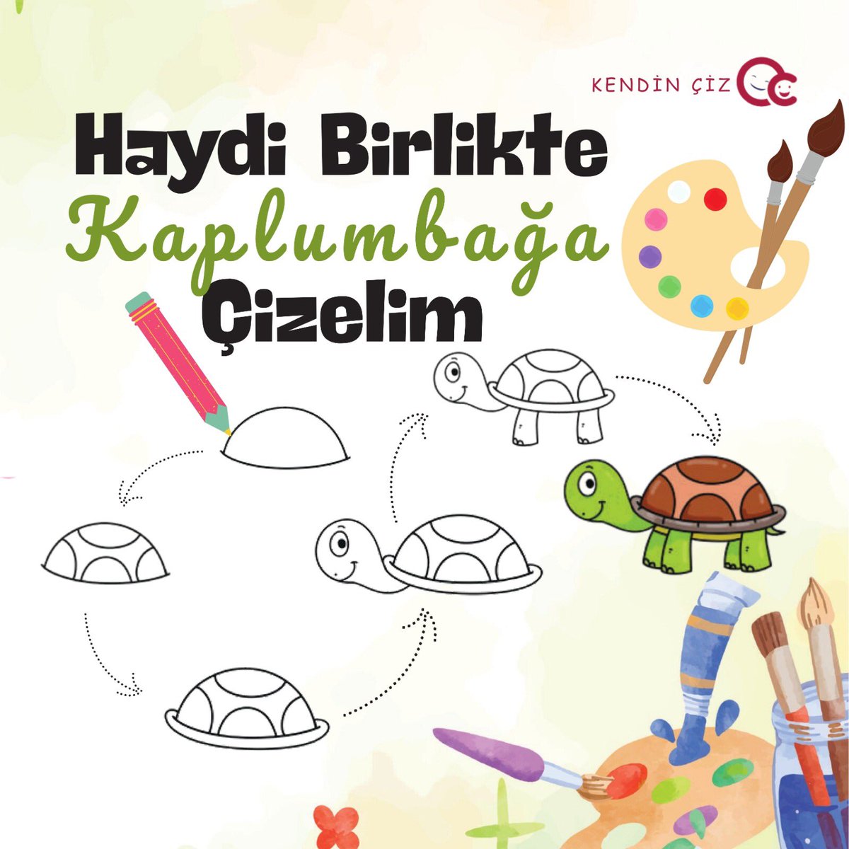 Merhaba arkadaşlar,

Bizimle birlikte kendi kaplumbağanızı çizmeye ne dersiniz?🐢✏️

Adımları izleyip kendi kaplumbağanızı çizmeniz için sizleri Dergimize bekliyoruz☺️👇

ailecocuk.aile.gov.tr

#ailecocukokuyorum