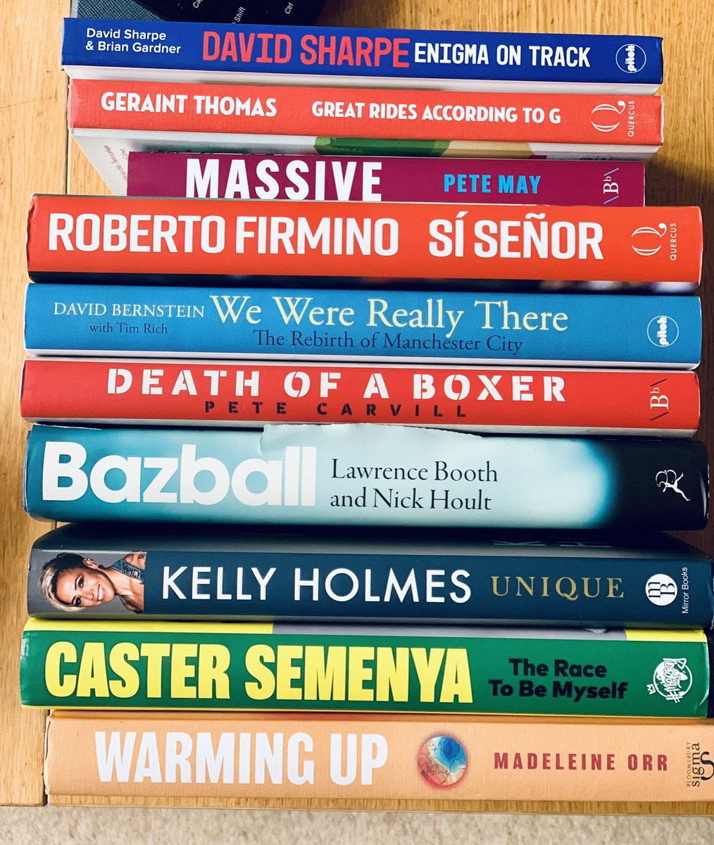 The latest batch of books to be considered for the @BookiePrize longlist arrives. Some big names here. Good to see people have got the message about getting entries in early.