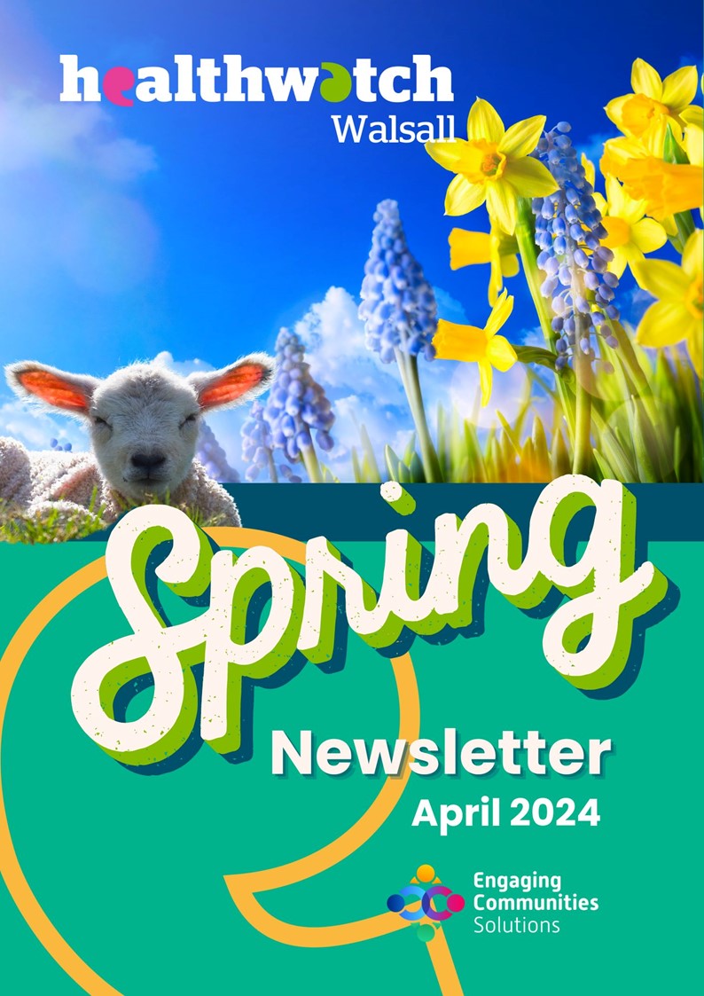 Our Spring Newsletter has NOW SPRUNG! To read or download use link: tinyurl.com/97ttfd7t #walsall #spring