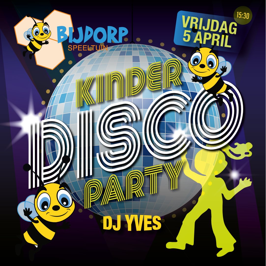 YoYoYo! Party in the house! DJ Yves draait vanmiddag weer bij Speeltuin Bijdorp! Kom je ook lekker dansen? Voor kinderen van 4 t/m 12 jaar. Moeders (en vaders) mogen ook😉 We starten om 15:30 uur. Tot zo!