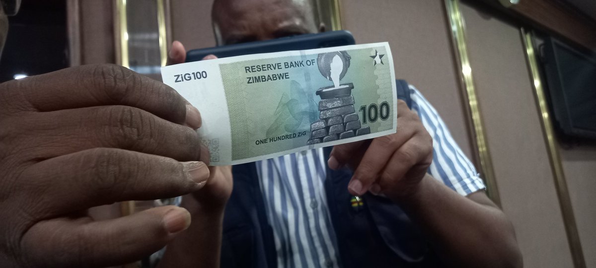 Reserve Bank Governor John Mushayavanhu has introduced a new currency Zimbabwe Gold (ZiG) in denominations of 1, 2, 5, 10, 20, 50, 100, and 200. There will be ZiG coins in the denominations of ½ ZiG, and ¼ ZiG.